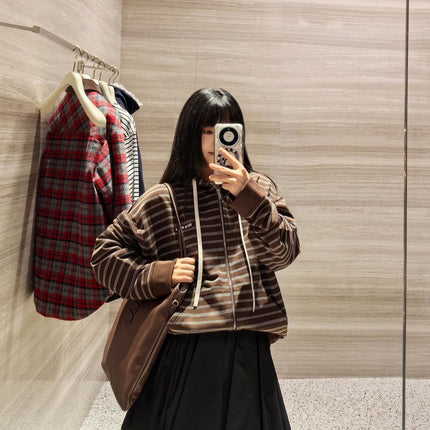 MIUMIU FLEECE HOODED JACKET STYLE 18