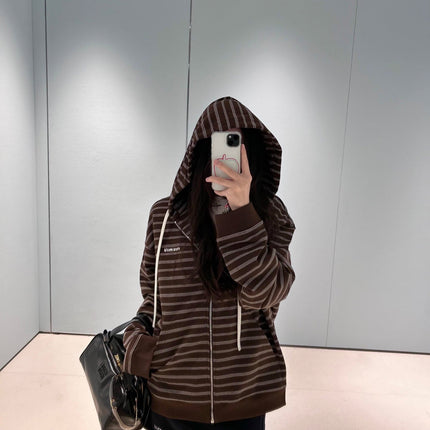 MIUMIU FLEECE HOODED JACKET STYLE 18