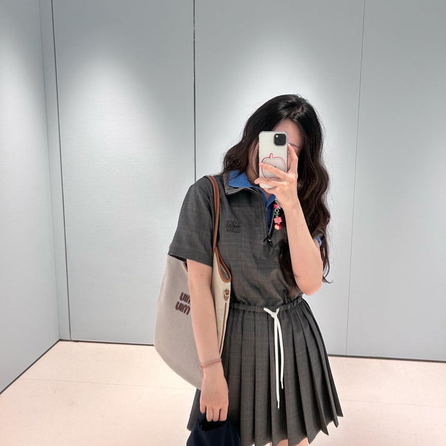 MIUMIU PLEATED DRESS STYLE 19