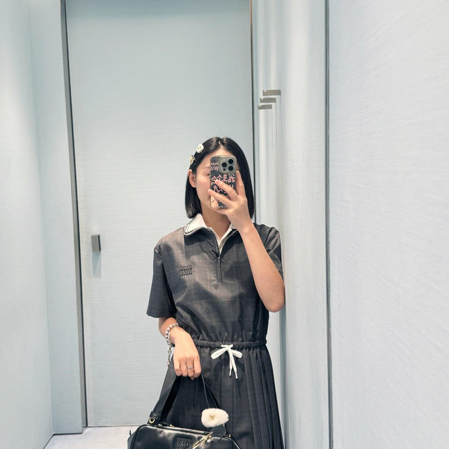 MIUMIU PLEATED DRESS STYLE 19