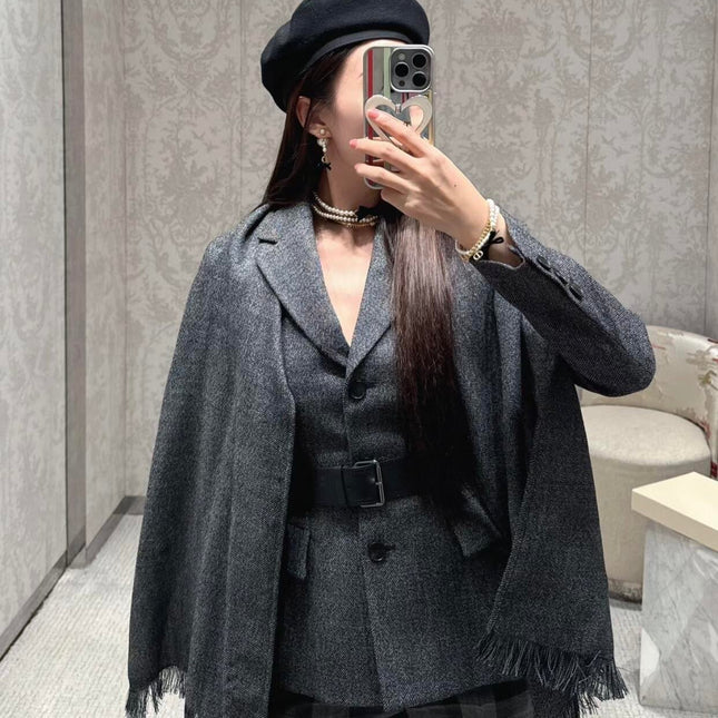 DIOR 25S BELTED KNIT CARDIGAN STYLE 012
