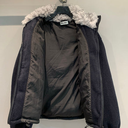 MIUMIU SHERPA FLEECE JACKET STYLE 471