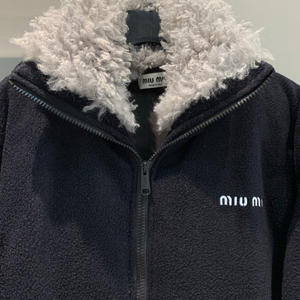MIUMIU SHERPA FLEECE JACKET STYLE 471