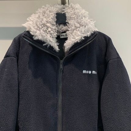 MIUMIU SHERPA FLEECE JACKET STYLE 471
