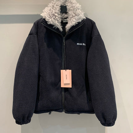 MIUMIU SHERPA FLEECE JACKET STYLE 471