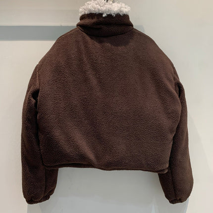 MIUMIU SHERPA FLEECE JACKET STYLE 470