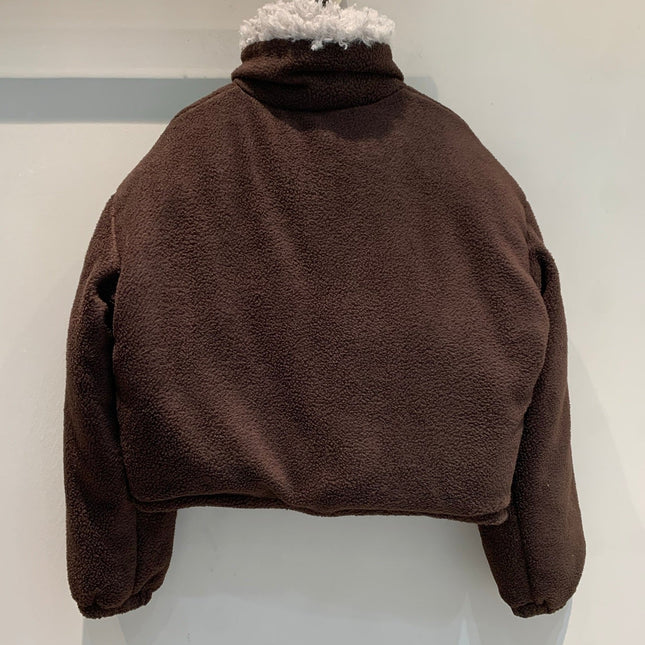 MIUMIU SHERPA FLEECE JACKET STYLE 470
