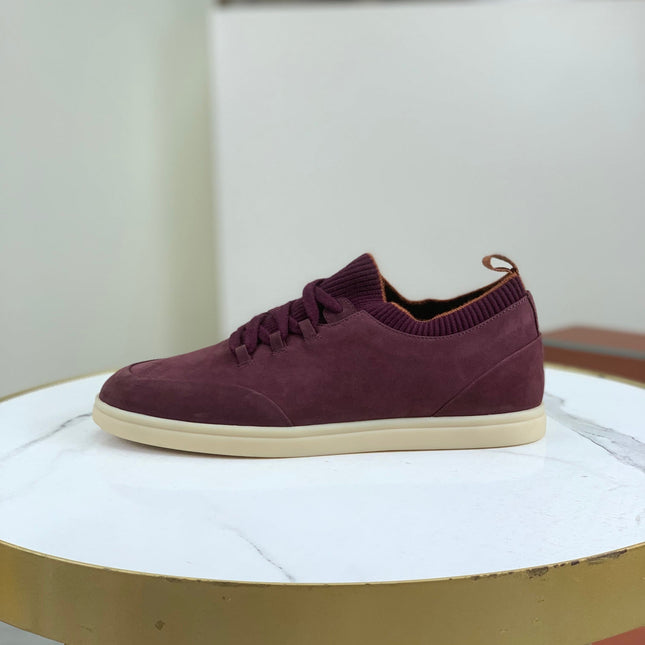 LP SOHO WALK TRAINERS IN MULBERRY SUEDE