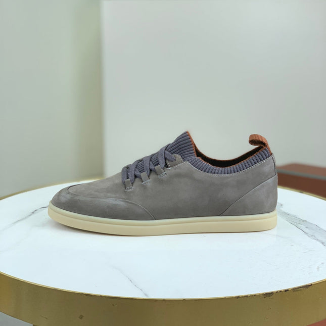 LP SOHO WALK TRAINERS IN LIGHT GRAY SUEDE