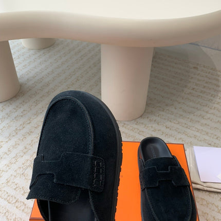 G0 MULE BLACK SUEDE