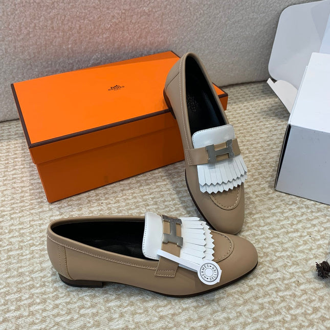 ROYAL LOAFER NUDE BROWN CALFSKIN