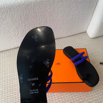 GEORGIA SANDALS BLACK MIX ADMIRAL CALFSKIN
