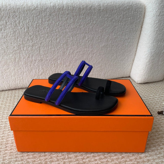GEORGIA SANDALS BLACK MIX ADMIRAL CALFSKIN