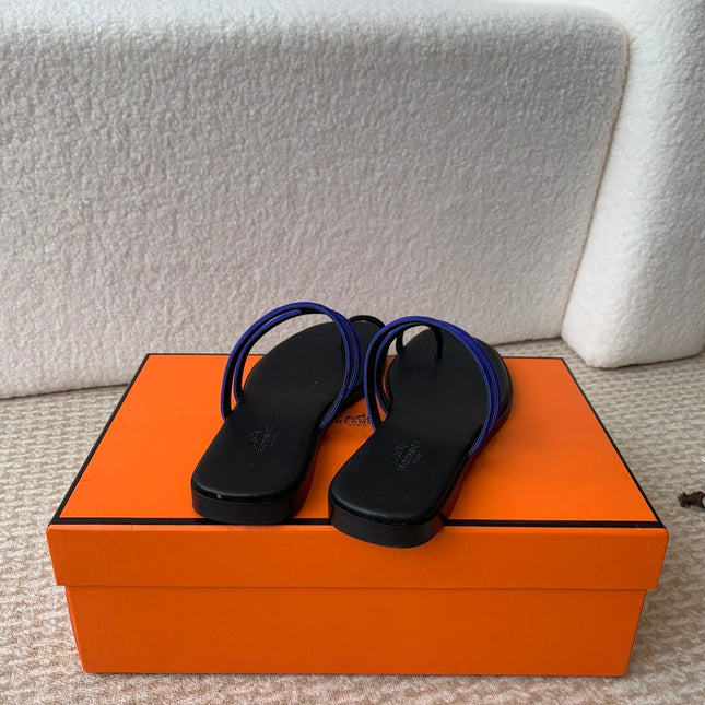 GEORGIA SANDALS BLACK MIX ADMIRAL CALFSKIN