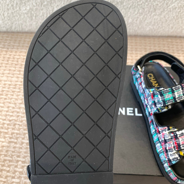 DAD SANDAL IN COLORFUL FABRIC