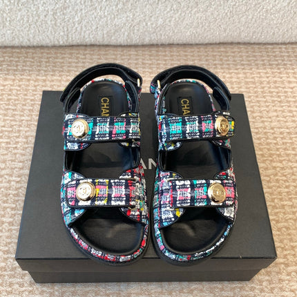 DAD SANDAL IN COLORFUL FABRIC