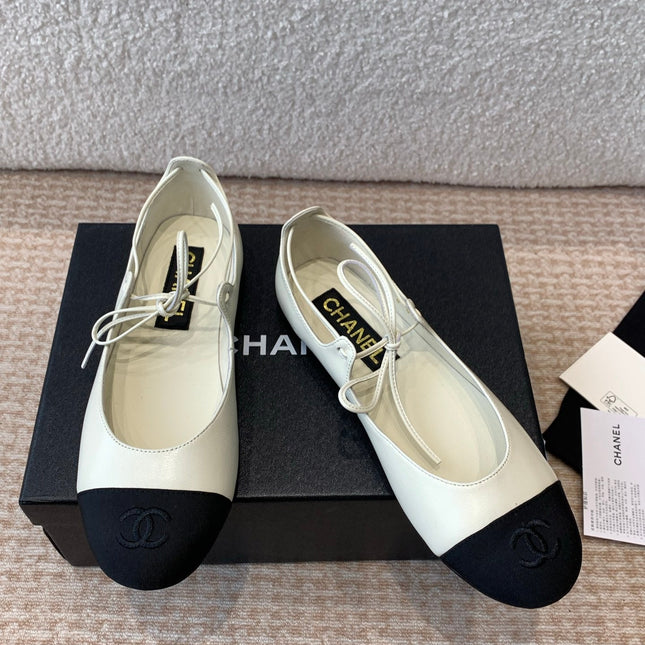 MARY JANE BALLERINA IN WHITE LAMBSKIN