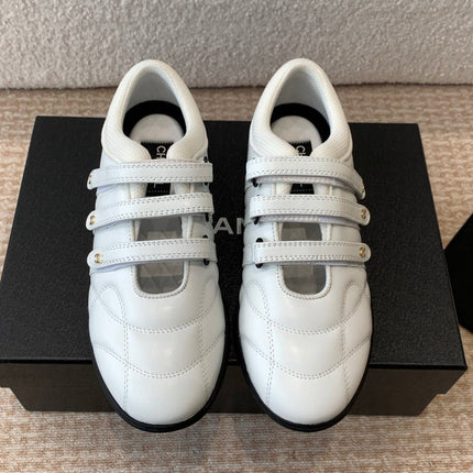 MARY JANE SNEAKERS IN WHITE LAMBSKIN