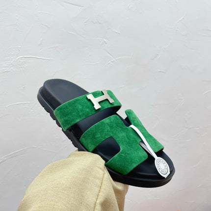 CHYPRE SANDAL OCEAN SUEDE WITH H BUCKLE