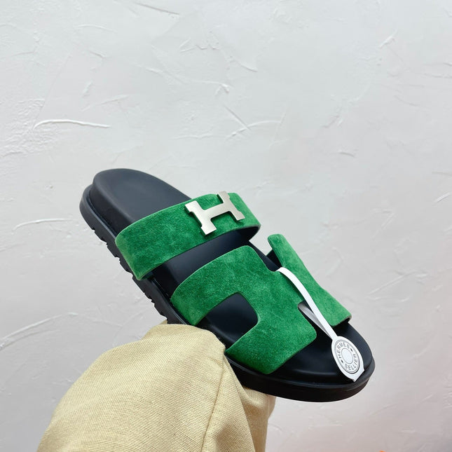 CHYPRE SANDAL OCEAN SUEDE WITH H BUCKLE