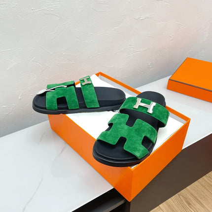 CHYPRE SANDAL OCEAN SUEDE WITH H BUCKLE