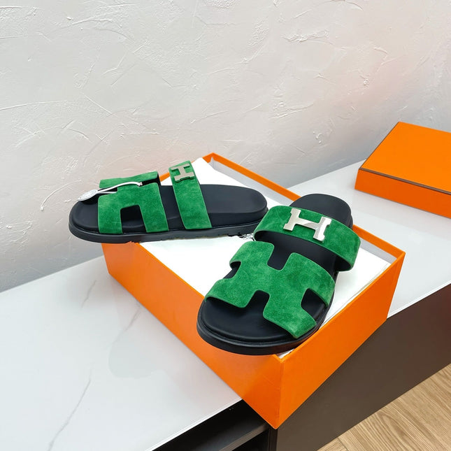 CHYPRE SANDAL OCEAN SUEDE WITH H BUCKLE
