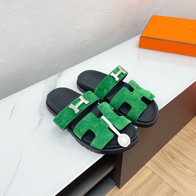 CHYPRE SANDAL OCEAN SUEDE WITH H BUCKLE