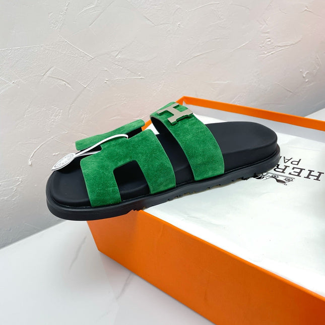 CHYPRE SANDAL OCEAN SUEDE WITH H BUCKLE