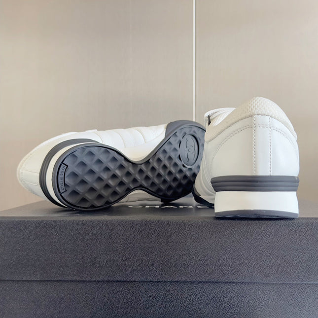 CC MARY JANE SNEAKER IN WHITE LAMBSKIN