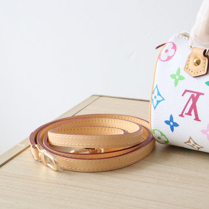 EAST WEST 15 BAG IN WHITE MIX COLORFUL CALFSKIN