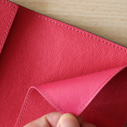 DOLL PASSPORT WALLET IN CHOCOLATE BROWN MONOGRAM CALFSKIN