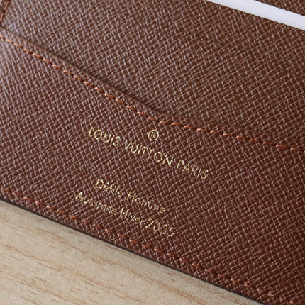 SLENDER WALLET 11 IN COLORFUL DAMIER EBENE CANVAS