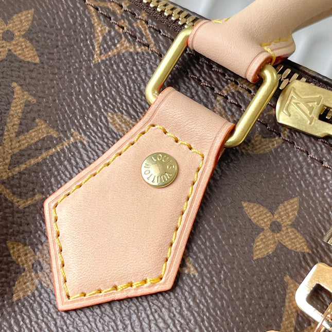 SPEEDY BANDOLIÈRE 25 IN BROWN MONOGRAM CANVAS GOLD HARDWARE