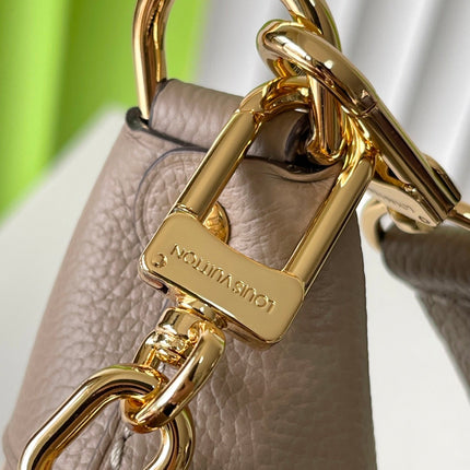 LOOP HOBO 38 BICOLOR MONOGRAM EMPREINTE LEATHER GOLD HARDWARE