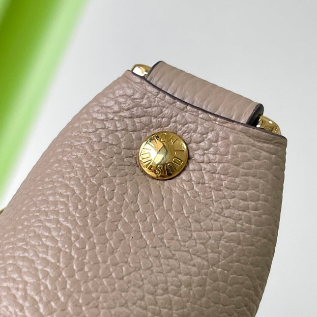LOOP HOBO 38 BICOLOR MONOGRAM EMPREINTE LEATHER GOLD HARDWARE