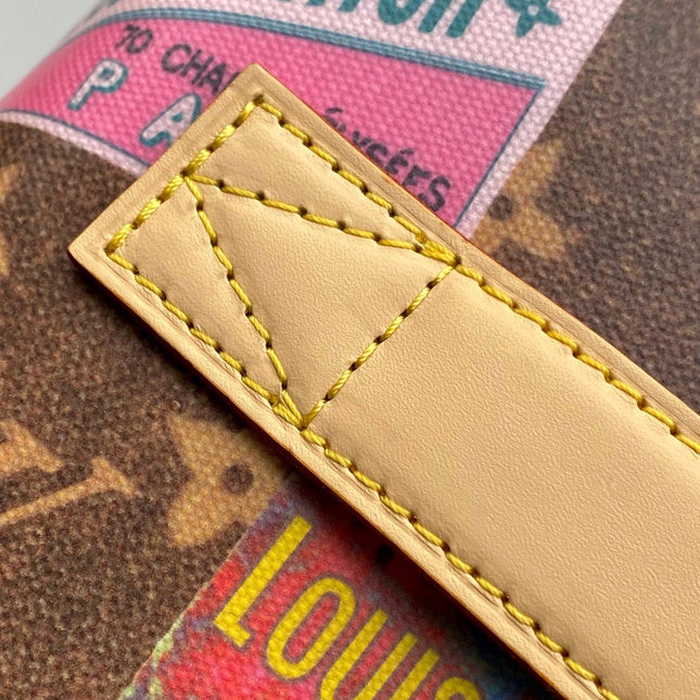 COMPARTMENTS 24 IN BROWN MONOGRAM CANVAS WITH GOLD LOCK