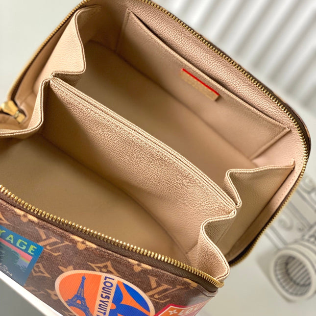 COMPARTMENTS 24 IN BROWN MONOGRAM CANVAS WITH GOLD LOCK