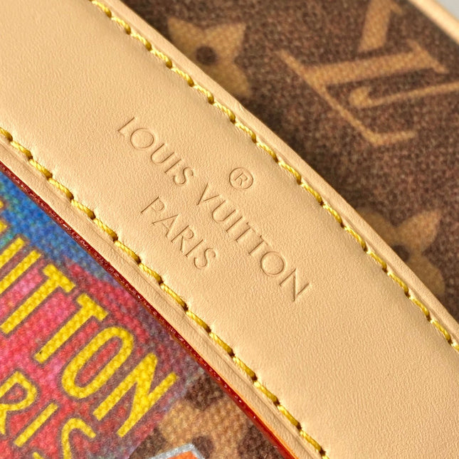 COMPARTMENTS 24 IN BROWN MONOGRAM CANVAS WITH GOLD LOCK