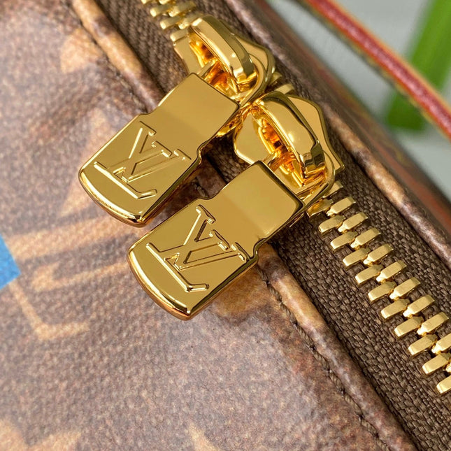COMPARTMENTS 24 IN BROWN MONOGRAM CANVAS WITH GOLD LOCK
