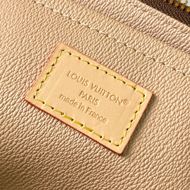 COMPARTMENTS 24 IN BROWN MONOGRAM CANVAS WITH GOLD LOCK