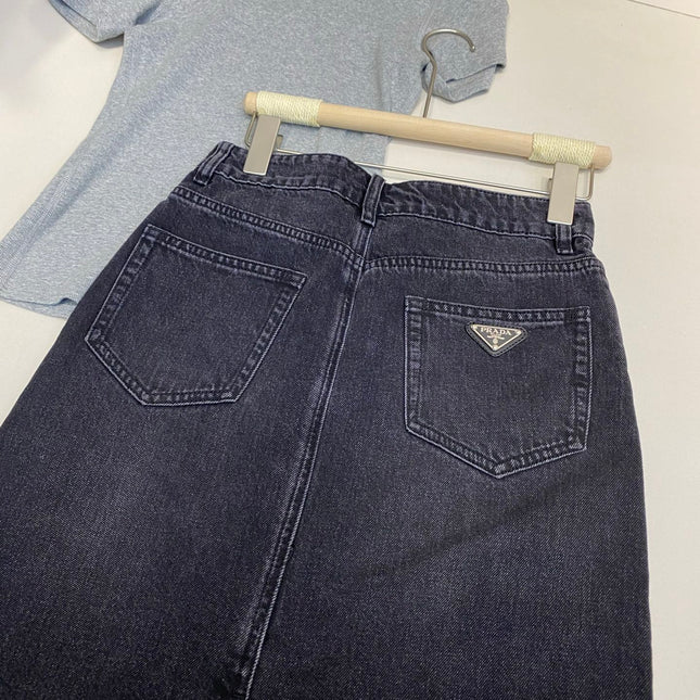 PRADA DENIM SKIRT STYLE 64