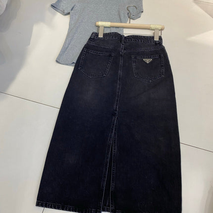 PRADA DENIM SKIRT STYLE 64