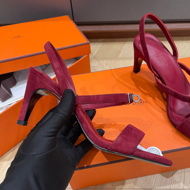 GLAMOUR 75 SANDAL MULBERRY SUEDE