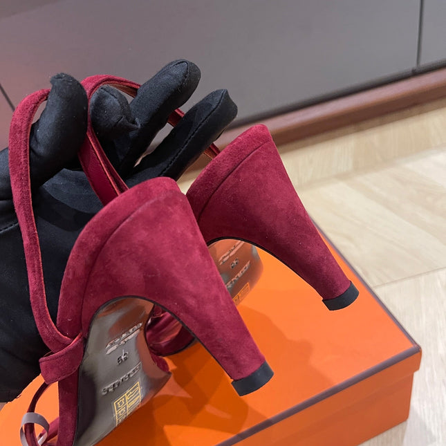 GLAMOUR 75 SANDAL MULBERRY SUEDE