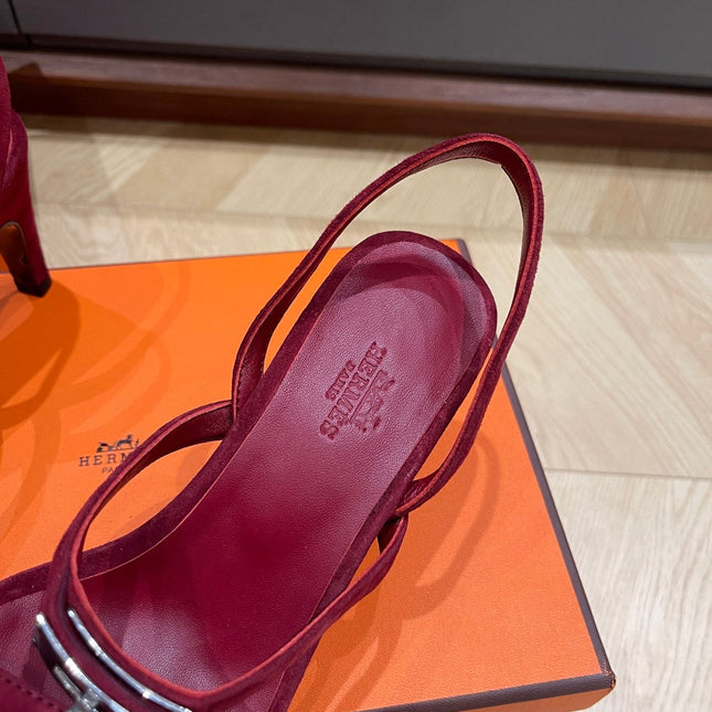 GLAMOUR 75 SANDAL MULBERRY SUEDE