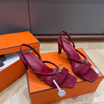 GLAMOUR 75 SANDAL MULBERRY SUEDE