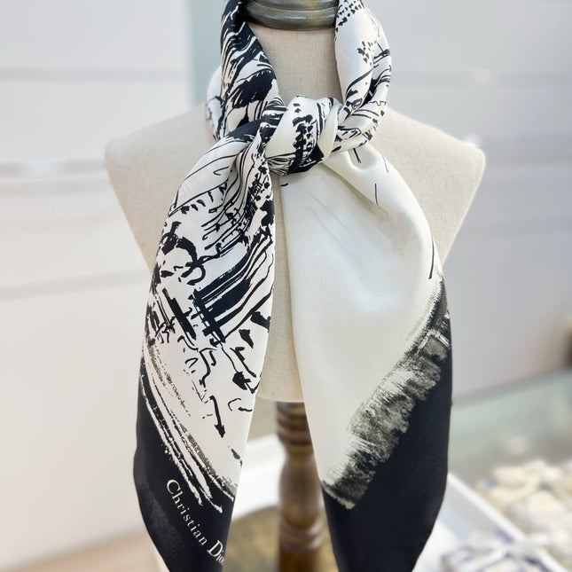 DIOR SCARF 90 CM IN SILK 603565