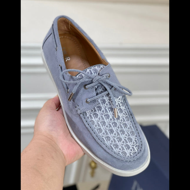 CD GRANVILLE BOAT SHOE STONE SUEDE