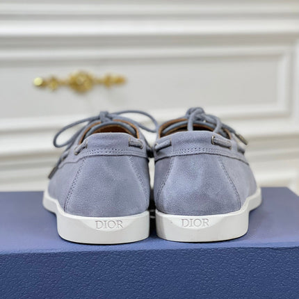 CD GRANVILLE BOAT SHOE STONE SUEDE