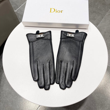 TOUCHSCREEN GLOVES IN BLACK LAMBSKIN AND FLEECE LINING 218806